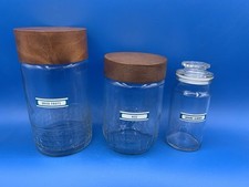 Glass storage jars for sale  NOTTINGHAM
