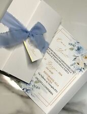 Invito matrimonio partecipazio usato  Belpasso