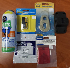 Chifre esportivo, conector de linha, fusíveis marinhos, gancho tesoura, suporte de haste, lente marcador comprar usado  Enviando para Brazil