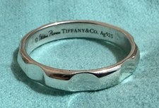 Anel Tiffany & Co. 4mm ranhura estreita - Paloma Picasso tamanho 10 $420 comprar usado  Enviando para Brazil