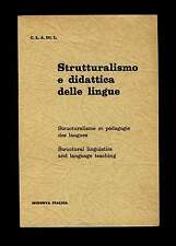 Strutturalismo didattica delle usato  Italia