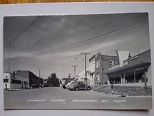 Usado, Cartão postal antigo 1957: Street Scene, Star Union Beer, loja de ferragens, Roanoke, IL. comprar usado  Enviando para Brazil