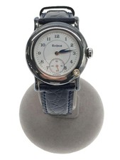 Relógio de pulso TECHNOS POL0507 PRATA DIAMANTE quartzo analógico couro marinho quase em perfeito estado comprar usado  Enviando para Brazil