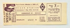 Eintrittskarte fußball 1974 gebraucht kaufen  Hamburg