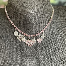 Silver tone pink for sale  RETFORD