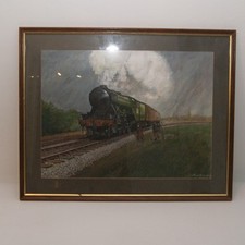 Framed flying scotsman for sale  LINCOLN