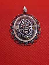 Bijoux pendentif damascène d'occasion  Ferrières-en-Gâtinais