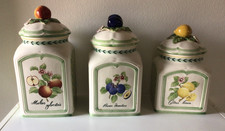 VILLEROY & BOCH~ French Garden Charm~Canisters Set Of 3 With Lids comprar usado  Enviando para Brazil