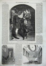 Old antique print for sale  UK