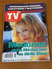 MADONNA Cover 1993 TV GUIDE MEXICO EDITION Michael Jackson Tina Turner, usado comprar usado  Enviando para Brazil