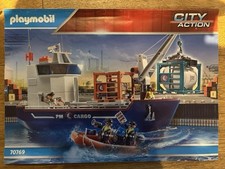 70769 playmobil containerschif gebraucht kaufen  Straelen