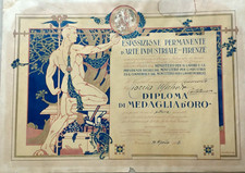 Diploma medaglia oro usato  Foggia