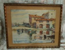 AQUARELLE GEORGES CHAPPUIS PROVENÇAL MARINE comprar usado  Enviando para Brazil