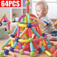 64pcs magnetic tiles for sale  LEICESTER