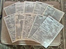10x vintage letraset for sale  POOLE