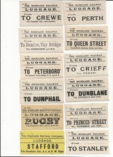 Highland railway luggage for sale  YELVERTON