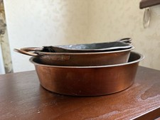 Lote de panelas grandes vintage panela de cobre comprar usado  Enviando para Brazil