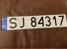 Vintage poland license for sale  New York