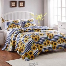 Sunflower quilt shams for sale  Nicholasville