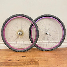 Conjunto de rodas Shimano Alivio roxo anodizado FH-MC12 HB 26" comprar usado  Enviando para Brazil