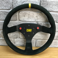 Usado, Volante OMP genuíno camurça preta 320mm. Datado de 2012. Corrida, rali.  8B comprar usado  Enviando para Brazil