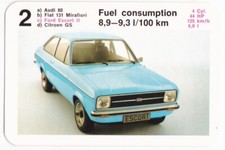 Cartão de jogo Ford Escort Mark II europeu vintage dos anos 1970, usado comprar usado  Enviando para Brazil