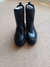 Schuh black boots for sale  TAUNTON