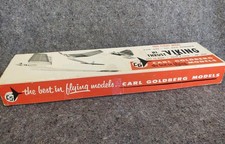 Vintage Carl Goldberg Hi Thrust Motor a Gás Viking 48" Balsa Madeira Free Flight Mod comprar usado  Enviando para Brazil