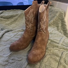 Ladies brown embroidered for sale  CLEVEDON