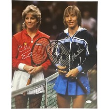 Foto Beckett 46521 Chris Evert Martina Navratilova autografada/assinada 16x20 comprar usado  Enviando para Brazil