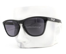 Óculos de sol Oakley Frogskins OO9284-1155 preto fosco e brilhante cinza Prizm com bolsa, usado comprar usado  Enviando para Brazil