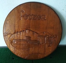 Tampa de barril de vinho madeira Fetzer/cabide de parede 22" comprar usado  Enviando para Brazil