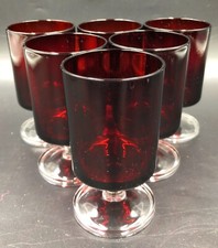 Vintage red glass for sale  HAVANT