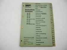 Massey Ferguson MF 235 - 590 A Schlepper Reparatur Richtzeitliste comprar usado  Enviando para Brazil
