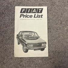 Original price list for sale  STOKE-ON-TRENT
