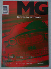Brochure 2001 mgf for sale  BOURNEMOUTH