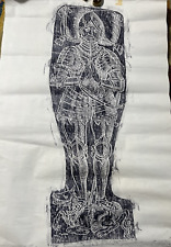 Vintage brass rubbing for sale  STAMFORD