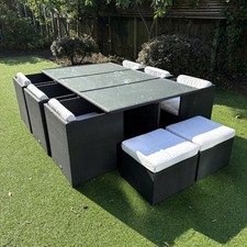 Seater rattan cube for sale  LONDON