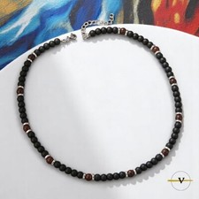 Collana uomo ossidiana usato  Porto Cesareo
