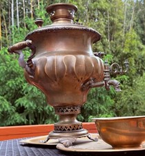 Usado, Rara urna de chá antiga imperial russa casamento Samovar tampak. Vanikin comprar usado  Enviando para Brazil