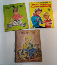 LOT OF 3 Wonder Books and Little Golden Children's Book Hardcover Vintage segunda mano  Embacar hacia Mexico