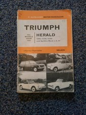 Triumph herald workshop for sale  LOUTH