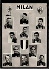 Cartolina fotografica milan usato  Italia
