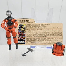 Antigo G.I. Boneco de ação Joe Barbecue (V1) 1985 bombeiro quase completo Hasbro comprar usado  Enviando para Brazil