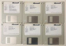 Microsoft Windows 3.1 (1992–1993) Conjunto Completo de 6 Discos | Disquetes Vintage de 3,5” comprar usado  Enviando para Brazil