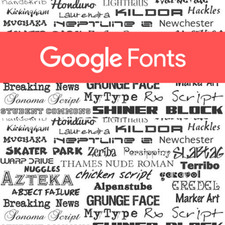 Google Fonts - Pacote de fontes Web Desktop TTF, usado comprar usado  Enviando para Brazil