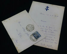 Emile hinzelin lettre d'occasion  Fondettes
