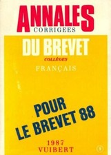 Annales corrigées brevet d'occasion  Hennebont