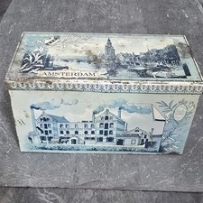 Caixa de lata de publicidade de doces de cacau antiga Bensdorp & Co. Bensdorp's Chocolates comprar usado  Enviando para Brazil
