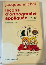 Leçons orthographe appliquée d'occasion  Tarbes